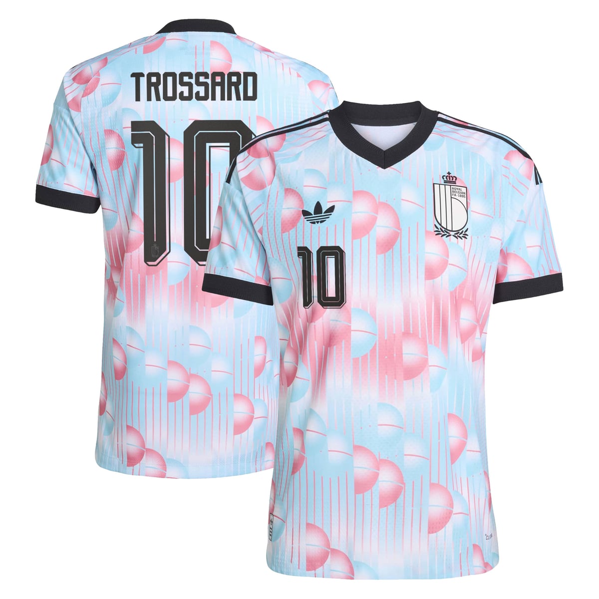 Maillot Extérieur Belgique 26 Authentique adidas avec flocage Trossard 10