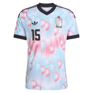 Maillot Extérieur Belgique 26 Authentique adidas avec flocage Meunier 15, vue 3