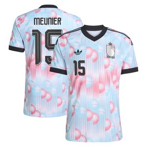 Maillot Extérieur Belgique 26 Authentique adidas avec flocage Meunier 15, vue 1