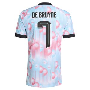 Maillot Extérieur Belgique 26 Authentique adidas avec flocage De Bruyne 7, vue 4