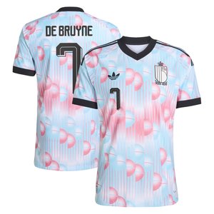 Maillot Extérieur Belgique 26 Authentique adidas avec flocage De Bruyne 7, vue 1