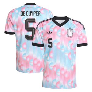 Maillot Extérieur Belgique 26 adidas avec flocage De Cuyper 5, vue 1
