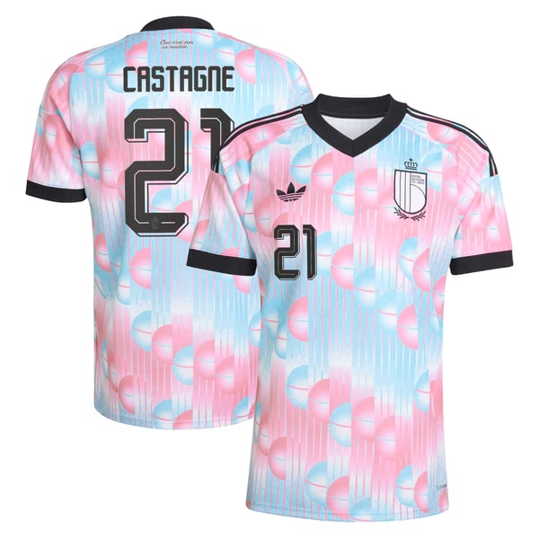 Maillot Extérieur Belgique 26 adidas avec flocage Castagne 21