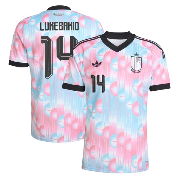 Maillot Extérieur Belgique 26 adidas avec flocage Lukebakio 14