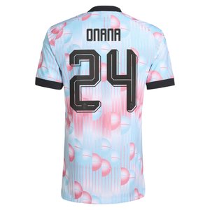 Maillot Extérieur Belgique 26 Authentique adidas avec flocage Onana 24, vue 4
