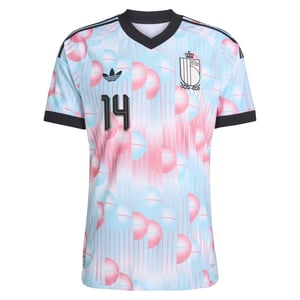 Maillot Extérieur Belgique 26 Authentique adidas avec flocage Lukebakio 14, vue 3