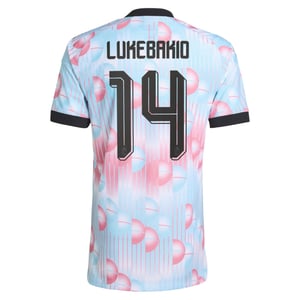 Maillot Extérieur Belgique 26 Authentique adidas avec flocage Lukebakio 14, vue 4