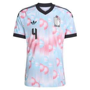 Maillot Extérieur Belgique 26 Authentique adidas avec flocage Mechele  4, vue 3