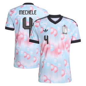 Maillot Extérieur Belgique 26 Authentique adidas avec flocage Mechele  4, vue 1