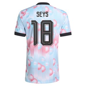 Maillot Extérieur Belgique 26 Authentique adidas avec flocage Seys 18, vue 4