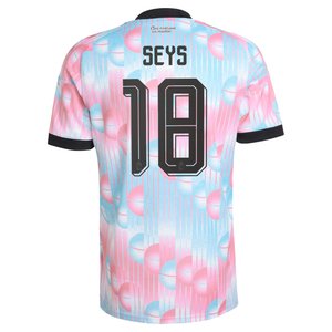 Maillot Extérieur Belgique 26 adidas avec flocage Seys 18, vue 4