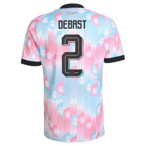Maillot Extérieur Belgique 26 adidas avec flocage Debast 2, vue 4