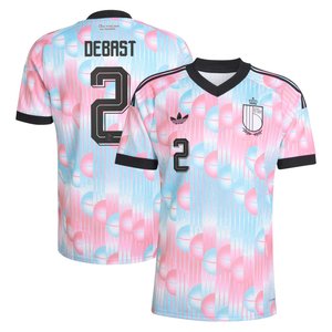 Maillot Extérieur Belgique 26 adidas avec flocage Debast 2, vue 1