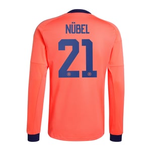 Maillot extérieur de gardien de but de l'équipe nationale d'Allemagne adidas 2026 - Manches longues avec flocage Nübel 21, vue 4