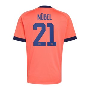 Maillot extérieur de gardien de but de l'équipe nationale d'Allemagne adidas 2026 avec flocage Nübel 21, vue 4