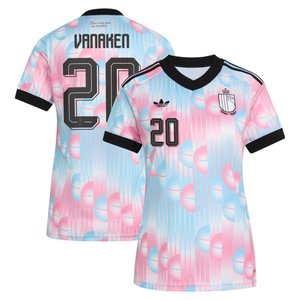 Maillot Extérieur Belgique adidas 26 - Femmes avec flocage Vanaken 20, vue 2