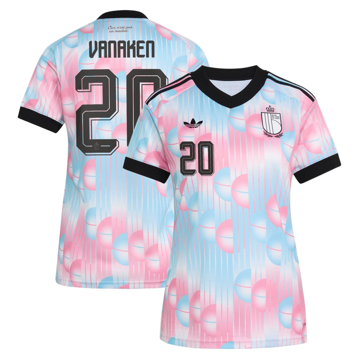 Maillot Extérieur Belgique adidas 26 - Femmes avec flocage Vanaken 20