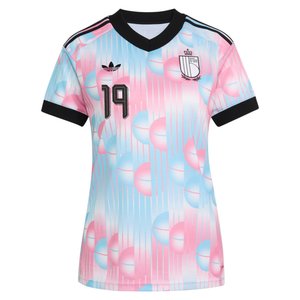 Maillot Extérieur Belgique adidas 26 - Femmes avec flocage Moreira 19, vue 3