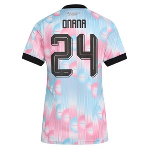 Maillot Extérieur Belgique adidas 26 - Femmes avec flocage Onana 24, vue 4