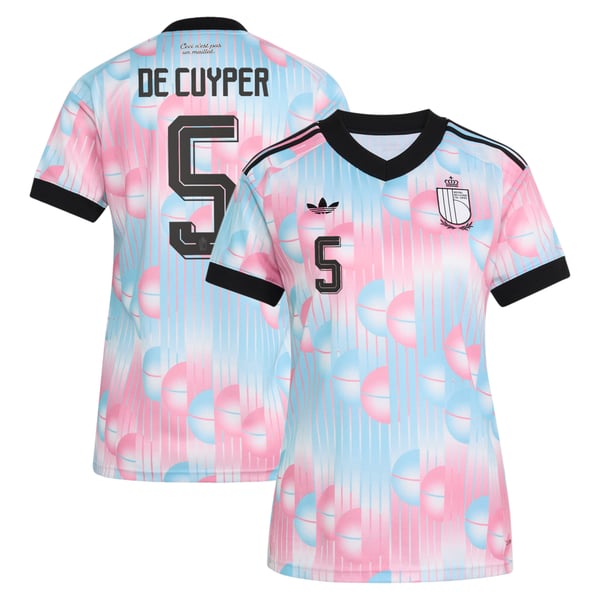 Maillot Extérieur Belgique adidas 26 - Femmes avec flocage De Cuyper 5