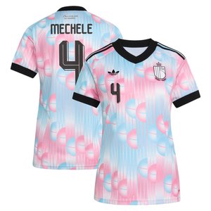 Maillot Extérieur Belgique adidas 26 - Femmes avec flocage Mechele  4, vue 2