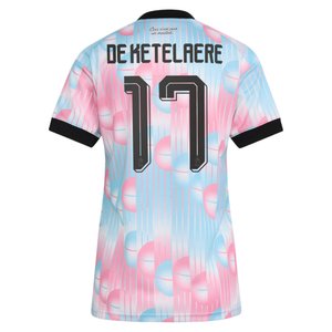 Maillot Extérieur Belgique adidas 26 - Femmes avec flocage De Ketelaere 17, vue 4