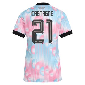 Maillot Extérieur Belgique adidas 26 - Femmes avec flocage Castagne 21, vue 4