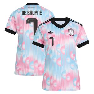 Maillot Extérieur Belgique adidas 26 - Femmes avec flocage De Bruyne 7, vue 2