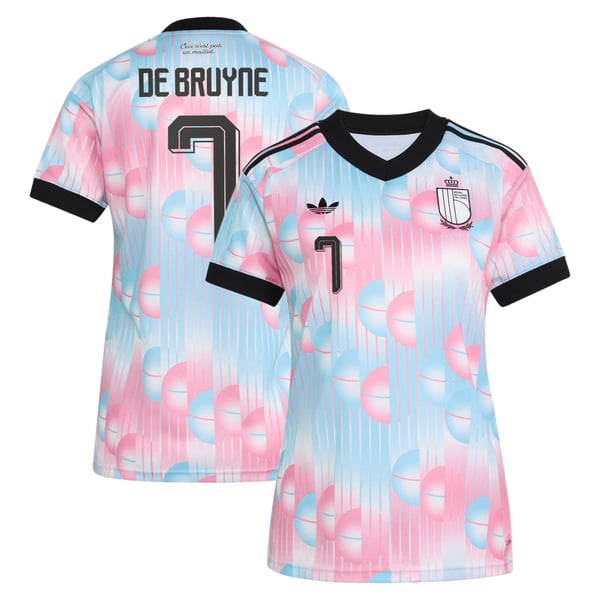 Maillot Extérieur Belgique adidas 26 - Femmes avec flocage De Bruyne 7