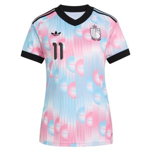 Maillot Extérieur Belgique adidas 26 - Femmes avec flocage Doku 11, vue 3