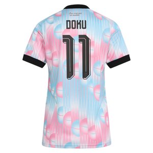 Maillot Extérieur Belgique adidas 26 - Femmes avec flocage Doku 11, vue 4