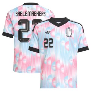 Maillot Extérieur Belgique adidas 26 - Enfant avec flocage Saelemaekers 22, vue 2