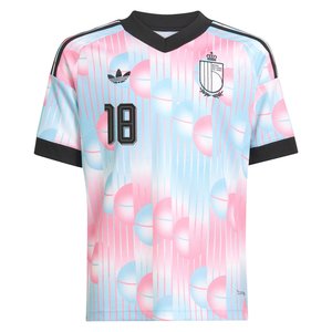 Maillot Extérieur Belgique adidas 26 - Enfant avec flocage Seys 18, vue 3