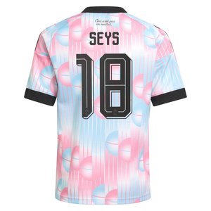 Maillot Extérieur Belgique adidas 26 - Enfant avec flocage Seys 18, vue 4