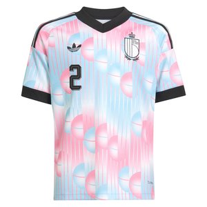 Maillot Extérieur Belgique adidas 26 - Enfant avec flocage Debast 2, vue 3