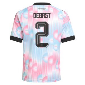 Maillot Extérieur Belgique adidas 26 - Enfant avec flocage Debast 2, vue 4