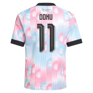Maillot Extérieur Belgique adidas 26 - Enfant avec flocage Doku 11, vue 4
