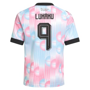 Maillot Extérieur Belgique adidas 26 - Enfant avec flocage Lukaku 9, vue 4