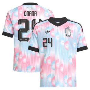 Maillot Extérieur Belgique adidas 26 - Enfant avec flocage Onana 24, vue 2