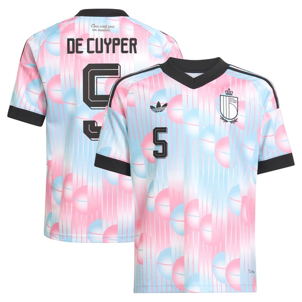 Maillot Extérieur Belgique adidas 26 - Enfant avec flocage De Cuyper 5