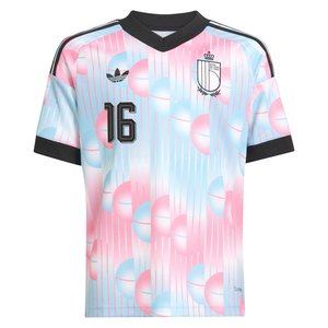 Maillot Extérieur Belgique adidas 26 - Enfant avec flocage De Winter 16, vue 3