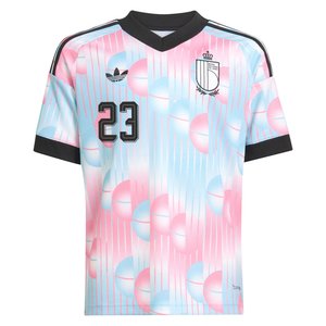 Maillot Extérieur Belgique adidas 26 - Enfant avec flocage Raskin 23, vue 3