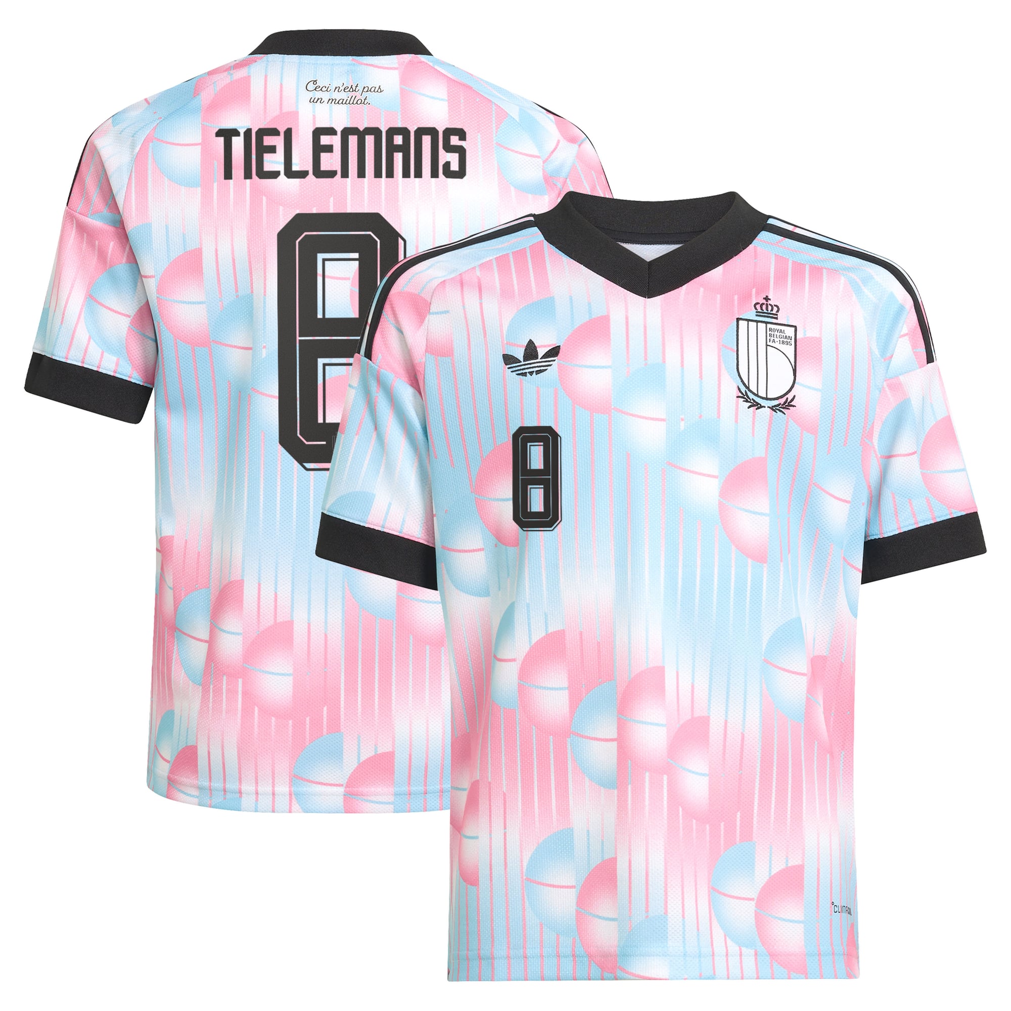 Maillot Extérieur Belgique adidas 26 - Enfant avec flocage Tielemans 8