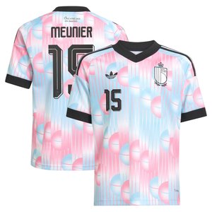 Maillot Extérieur Belgique adidas 26 - Enfant avec flocage Meunier 15, vue 1