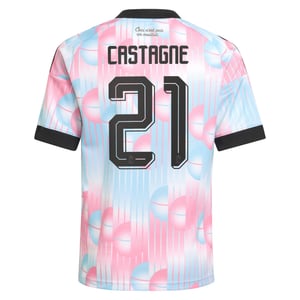 Maillot Extérieur Belgique adidas 26 - Enfant avec flocage Castagne 21, vue 4