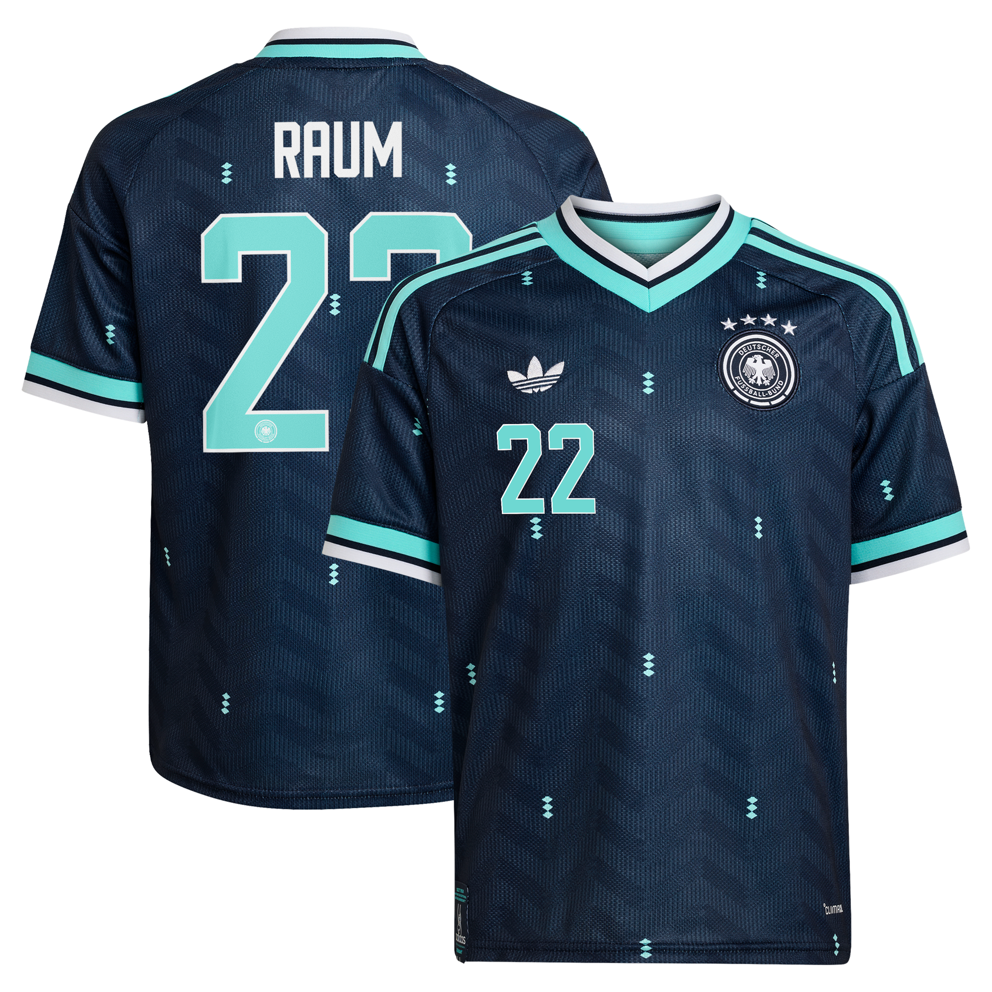 Maillot Extérieur Allemagne 26 - Enfant avec flocage Raum 22