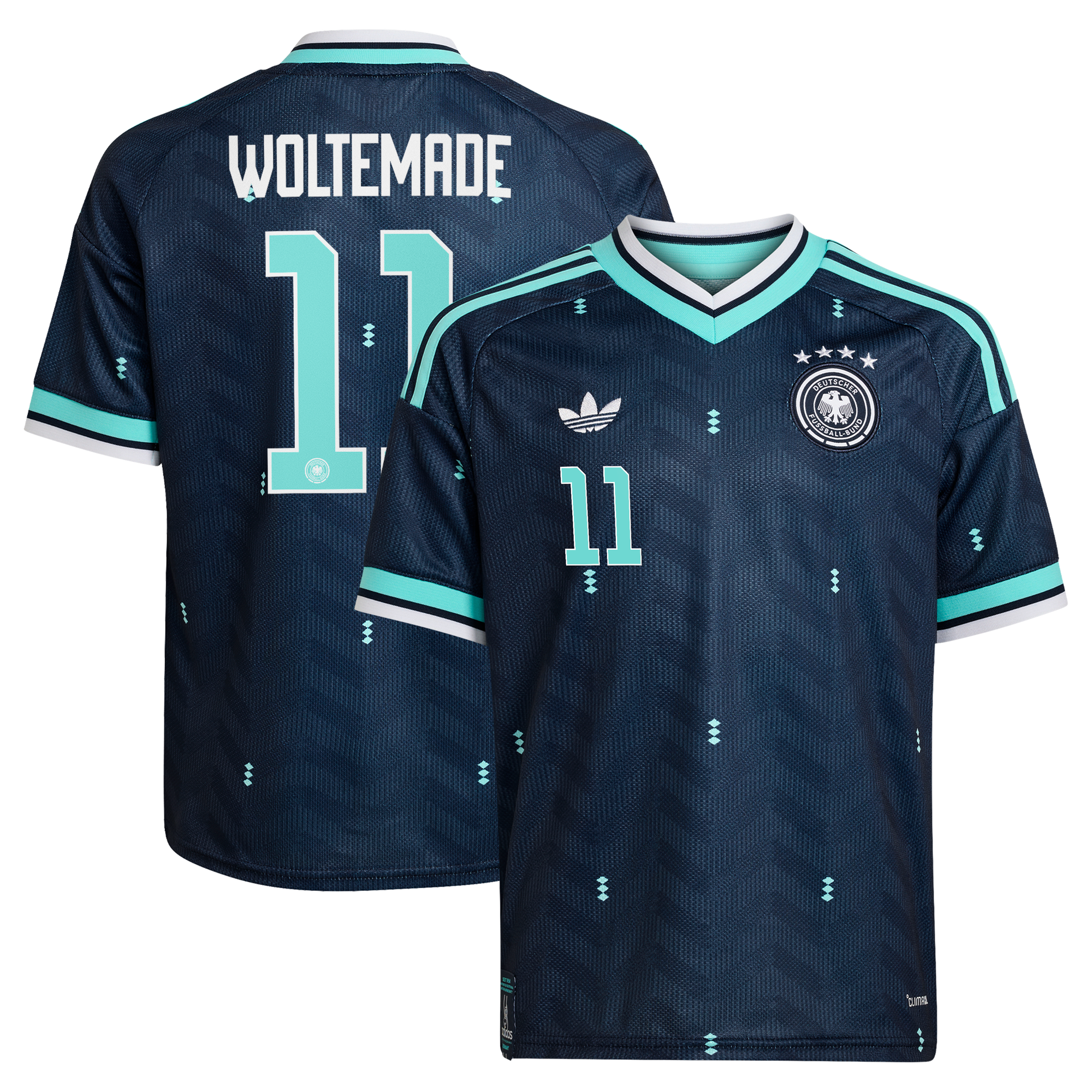 Maillot Extérieur Allemagne 26 - Enfant avec flocage Woltemade 11