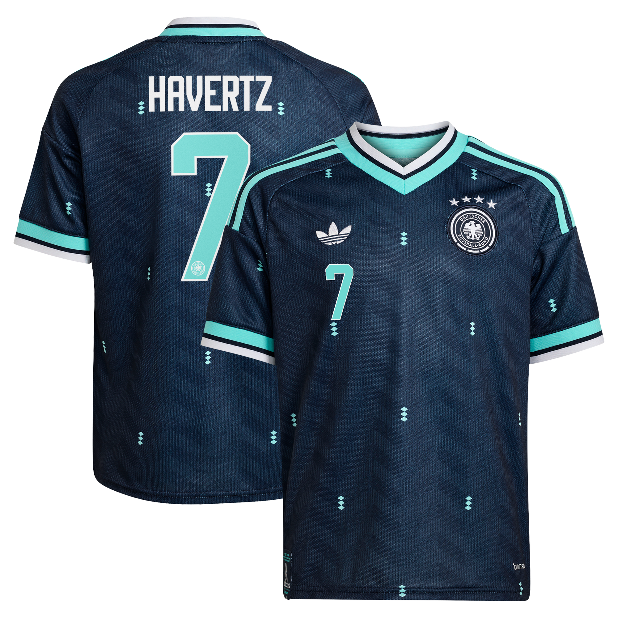 Maillot Extérieur Allemagne 26 - Enfant avec flocage Havertz 7