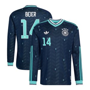Maillot Extérieur Allemagne Authentic adidas 26 - Manches longues avec flocage Beier 14, vue 2