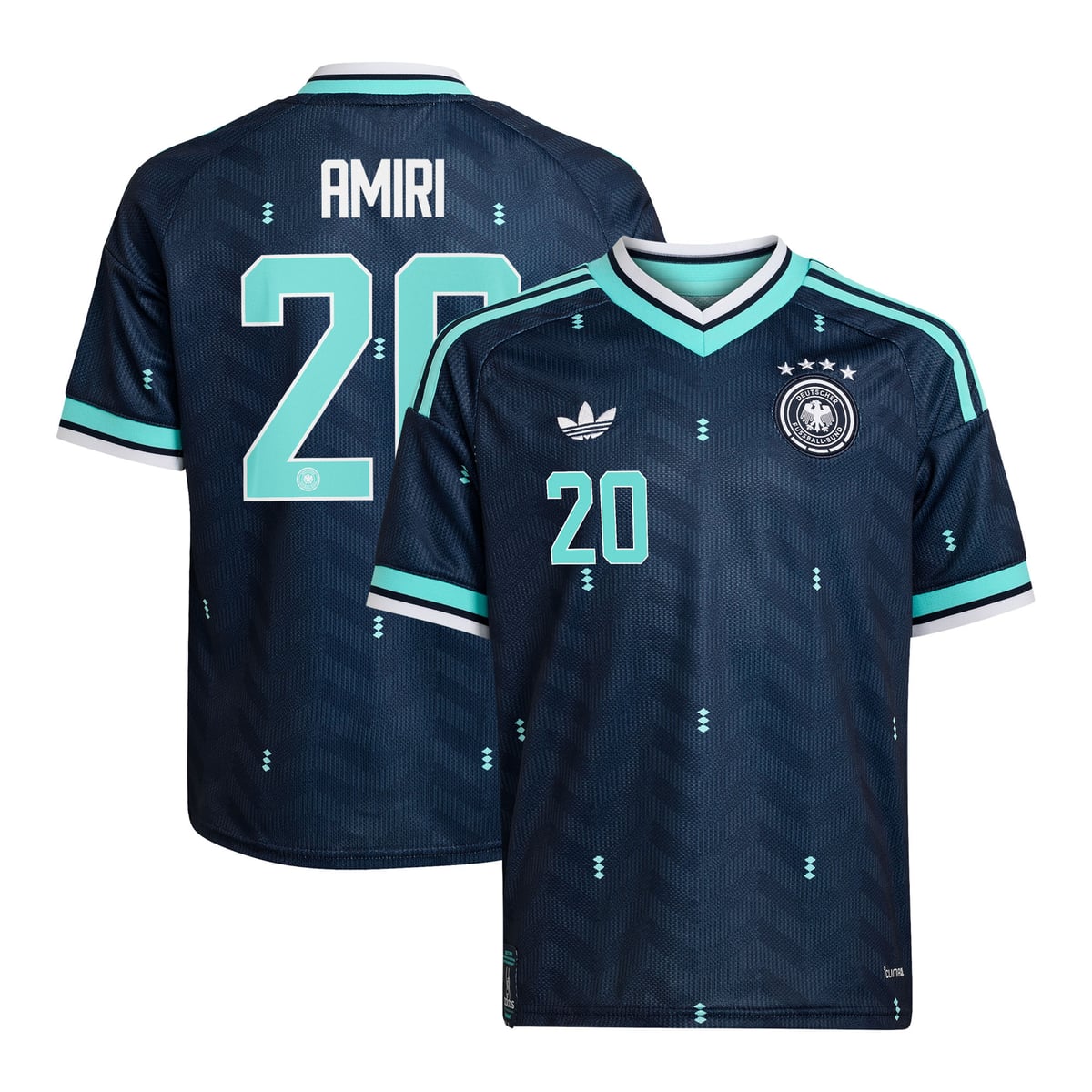 Maillot Extérieur Allemagne 26 - Enfant avec flocage Amiri 20